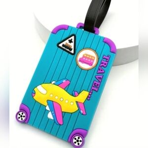 Suitcase Blue Luggage Tag